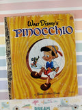 Vintage 1981 52nd Printing Disney's Pinocchio Little Golden Book Hardcover