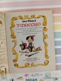 Vintage 1981 52nd Printing Disney's Pinocchio Little Golden Book Hardcover