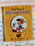Vintage 1974 35th Printing Disney's Pinocchio Little Golden Book Hardcover