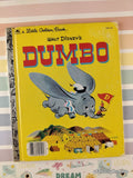 Vintage Disney's Dumbo Little Golden Book Hardcover