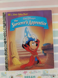 Vintage 1997 Disney's The Sorcerer's Apprentice Little Golden Book Hardcover