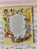 Vintage 1985 Disney's Detective Mickey Mouse Little Golden Book Hardcover