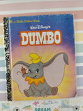 Vintage 1992 Disney's Dumbo Little Golden Book Hardcover