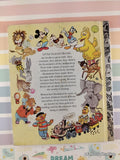 Vintage 1988 1st Printing Disney's Mickey & the Beanstalk Little Golden Book Hardcover