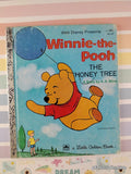 Vintage 1965 Disney's Winnie the Pooh & the Honey Tree Little Golden Book Hardcover