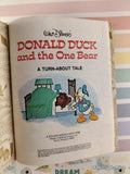 Vintage 1978 Disney's Donald Duck & the One Bear Little Golden Book Hardcover