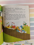 Vintage 1981 12th Printing Disney's Donald Duck & the Witch Next Door Little Golden Book Hardcover