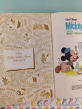 Vintage 1981 11th Printing Disney's Mickey Mouse & the Best-Neighbor Contest Little Golden Book Hardcover
