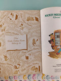 Vintage 1982 5th Printing Disney's Mickey Mouse & the Mouseketeers: Ghost Town Adventure Little Golden Book Hardcover
