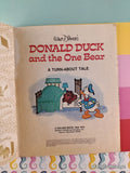 Vintage 1978 Disney's Donald Duck & the One Bear Little Golden Book Hardcover