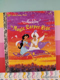 Vintage 1995 Disney's Aladdin: The Magic Carpet Ride Little Golden Book Hardcover