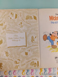 Vintage 1979 7th Printing Disney's Mickey Mouse: The Kitten-Sitters Little Golden Book Hardcover