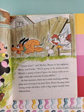 Vintage 1979 7th Printing Disney's Mickey Mouse: The Kitten-Sitters Little Golden Book Hardcover