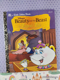 Vintage 1993 Disney's Beauty & the Beast: The Teapot's Tale Little Golden Book Hardcover, Like New