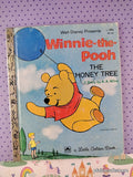 Vintage 1965 Disney's Winnie the Pooh & the Honey Tree Little Golden Book Hardcover