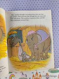 Vintage 1991 Disney's Dumbo Little Golden Book Hardcover