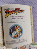 Vintage 1991 Disney's Duck Tales: The Secret City Under the Sea Little Golden Book Hardcover