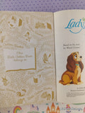 Vintage 1990 Disney's Lady & the Tramp Little Golden Book Hardcover