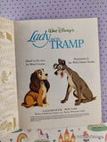Vintage 1990 Disney's Lady & the Tramp Little Golden Book Hardcover