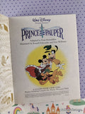 Vintage 1992 Disney's The Prince & the Pauper Little Golden Book Hardcover