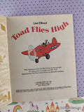 Vintage 1982 Disney's Toad Flies High Little Golden Book Hardcover