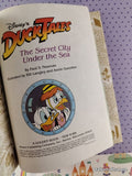Vintage 1988 Disney's Duck Tales: The Secret City Under the Sea Little Golden Book Hardcover