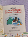 Vintage 1978 Disney's Donald Duck & the One Bear Little Golden Book Hardcover