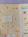 Vintage 1973 Disney's Favorite Nursery Tales Little Golden Book Hardcover
