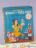 Vintage 1961 1st Printing Disney's Babes in Toyland Little Golden Book Hardcover