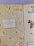 Vintage 1971 1st Printing Walt Disney World: Surprise for Mickey Mouse Little Golden Book Hardcover