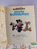 Vintage 1971 1st Printing Walt Disney World: Surprise for Mickey Mouse Little Golden Book Hardcover