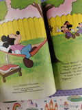 Vintage 1971 1st Printing Walt Disney World: Surprise for Mickey Mouse Little Golden Book Hardcover