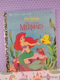 Vintage 1993 Disney's The Little Mermaid Little Golden Book Hardcover