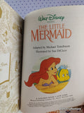 Vintage 1993 Disney's The Little Mermaid Little Golden Book Hardcover