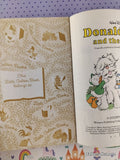 Vintage 1986 Disney's Donald Duck & the Big Dog Little Golden Book Hardcover