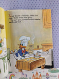 Vintage 1986 Disney's Donald Duck & the Big Dog Little Golden Book Hardcover