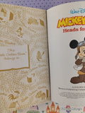 Vintage 1993 Disney's Mickey Mouse Heads for the Sky Little Golden Book Hardcover