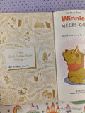 Vintage 1965 Disney's Winnie-the-Pooh Meets Gopher Little Golden Book Hardcover