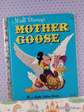 Vintage Disney's Mother Goose Little Golden Book Hardcover