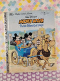 Vintage 1988 1st Printing Disney's Mickey Mouse: Those Were the Days Little Golden Book Hardcover