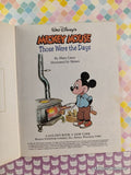 Vintage 1988 1st Printing Disney's Mickey Mouse: Those Were the Days Little Golden Book Hardcover