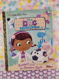 2013 Disney's Doc McStuffins: Boomer Gets His Bounce Back Little Golden Book Hardcover
