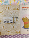 Vintage 1979 16th Printing Disney's Winnie-the-Pooh Meets Gopher Little Golden Book Hardcover