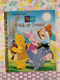 Vintage 1997 1st Edition Disney's Winnie the Pooh: Trick or Treat! Little Golden Book Hardcover