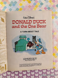 Vintage 1978 Disney's Donald Duck & the One Bear Little Golden Book Hardcover