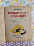 Vintage 1950 1st Printing Donald Duck's Adventure Mickey Mouse Club Hardcover
