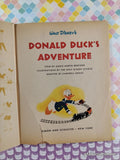 Vintage 1950 1st Printing Donald Duck's Adventure Mickey Mouse Club Hardcover