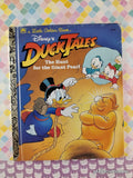 Vintage 1991 Disney's Duck Tales: the Hunt for the Giant Pearl Little Golden Book Hardcover