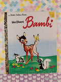 Vintage 1981 15th Printing Disney's Bambi Little Golden Book Hardcover