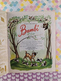Vintage 1981 15th Printing Disney's Bambi Little Golden Book Hardcover
